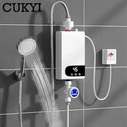 3.5KW/5.5KW Household Instant Electric Water Heater With Shower For Bathroom Kitchen Sink Universal Thermostatic Water Heater