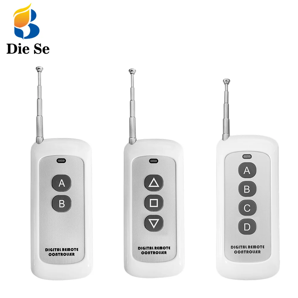 433MHz Universal Remote Control 1527 Learning Code 2 3 4 Button Transmitter For Smart Home Garage Door Opener no clone