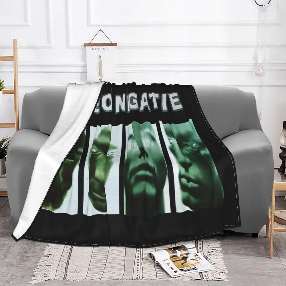 Type O Negative Band Color Negative Film Peter Steel Carnivore New Black Ma Throw Blanket