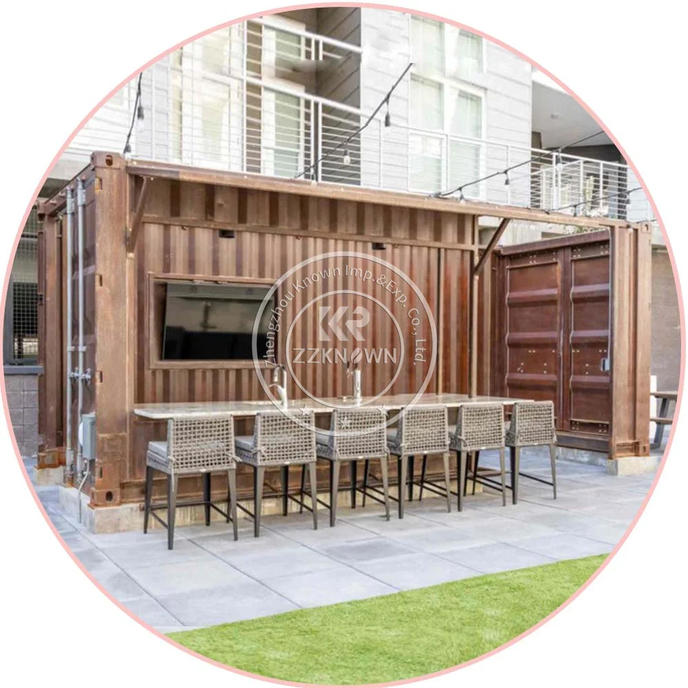 Contentor personalizado do Prefab, cafetaria, restaurante, projeto da barra, luxo