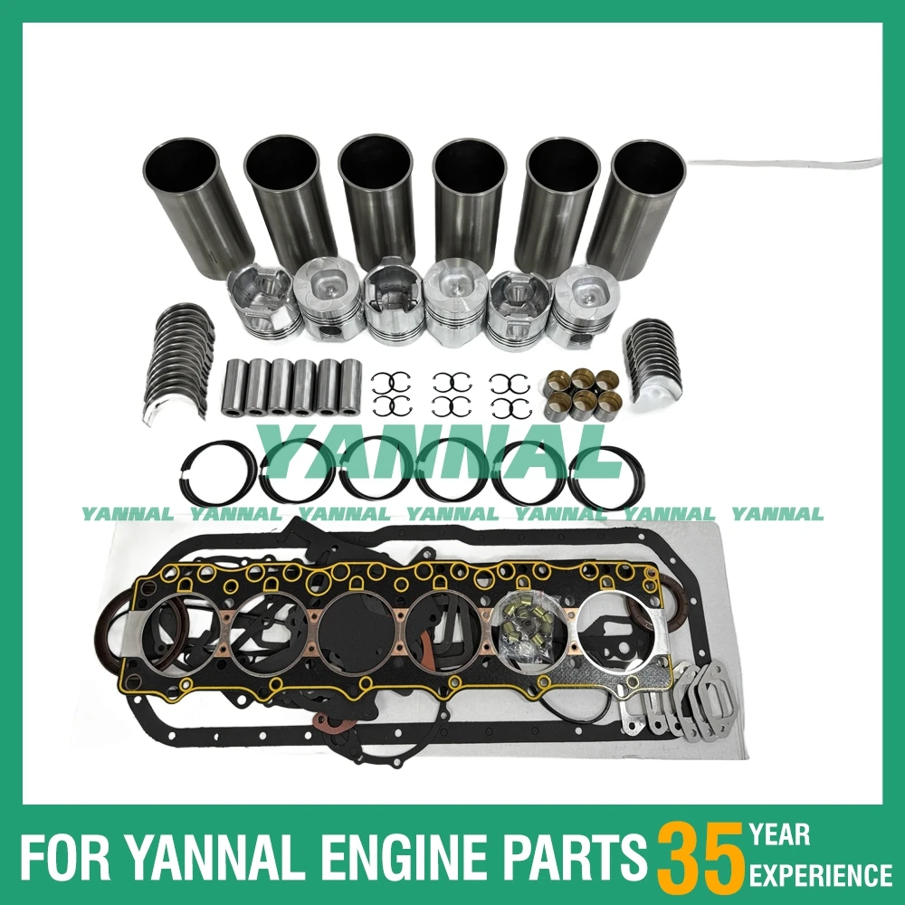 

Хорошее качество CY6102BG-E2 комплект для капитального ремонта с комплектом прокладок подшипника для деталей двигателя ChaoChai