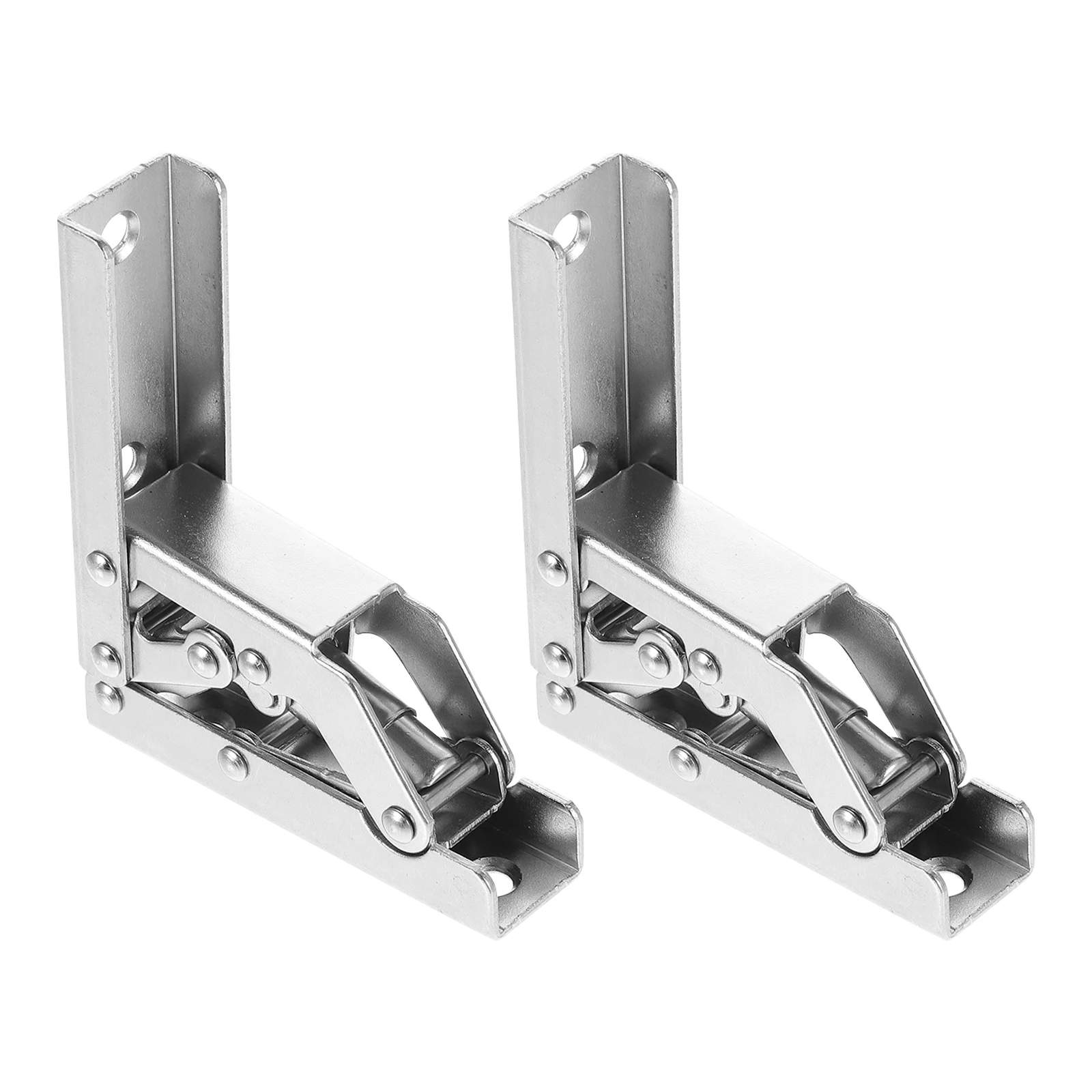 

2 Pcs Folding Hinge Cold Rolled Steel Hidden Hinges Door Corner Cabinet Smooth Table Large Capacity Durable Furniture Hardware