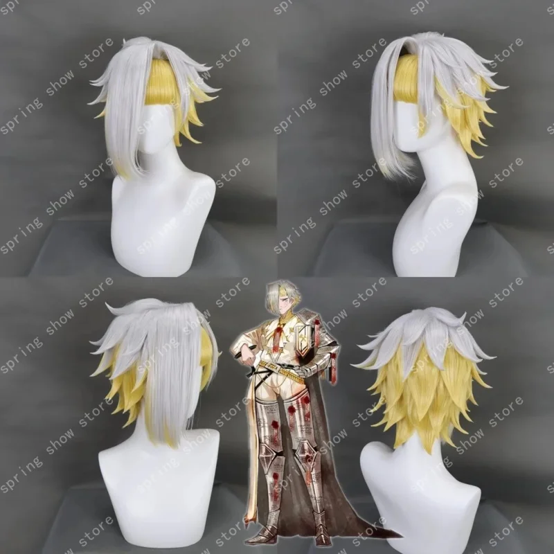 DY20Limbus Company Kromer أزياء تنكرية للشعر الاصطناعي أغطية الرأس مختلط الألوان على غرار شعر مستعار كوميدي 25 #5