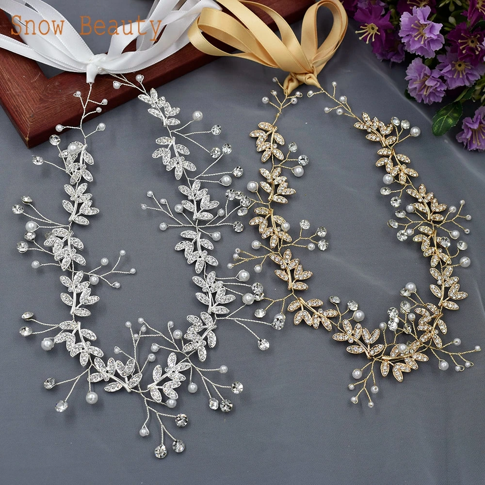 S127 Golden Wedding Sash Bridal Belts Fashion Women Belt Flower Rhinestone Sash Belt Pearl Bridesmaid Belts Wedding Dress Belts