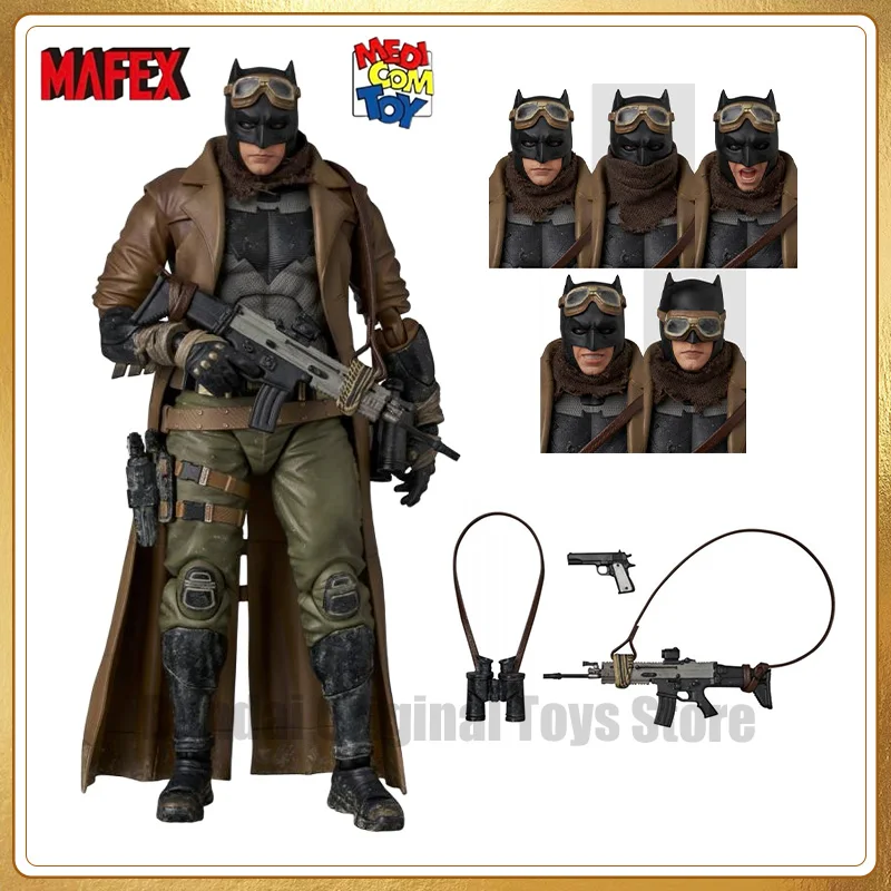 100% Original MAFEX No.260 KNIGHTMARE BATMAN Justice League: Zack Snyder Edition PVC Anime Action Figure Collection Model Toy