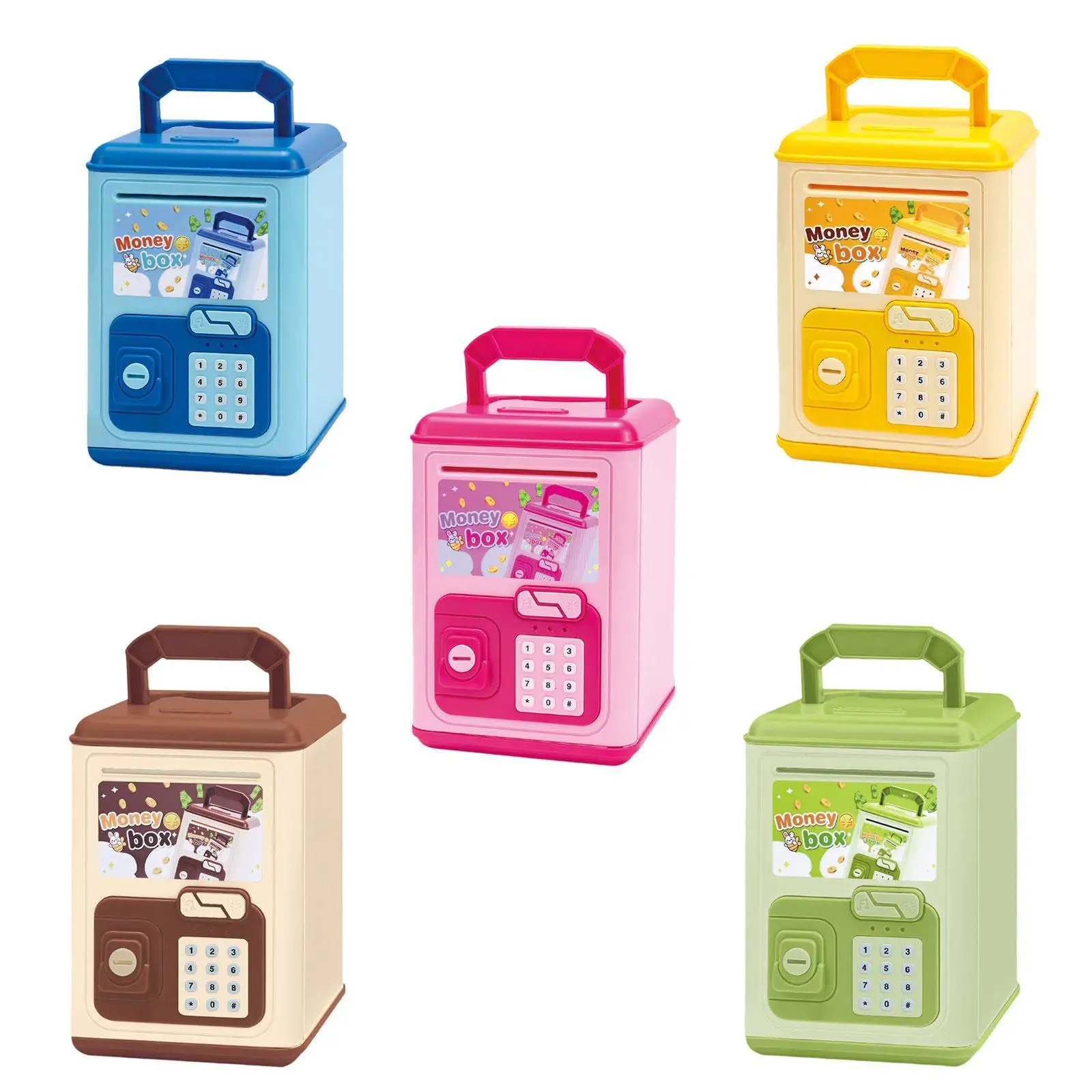 Piggy Bank for Kids Multifunctional for Children Home Decoration Accessories Lightweight Birthday Gift Money Box Educational Toy