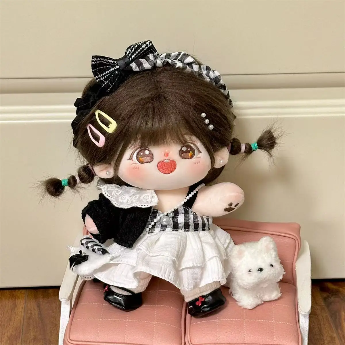 20cm Baby Cotton Doll Dress Up Skirt Set 20cm Doll Outfit Lolita Skirt Doll Clothes Dolls Accessories Love and Deepspace