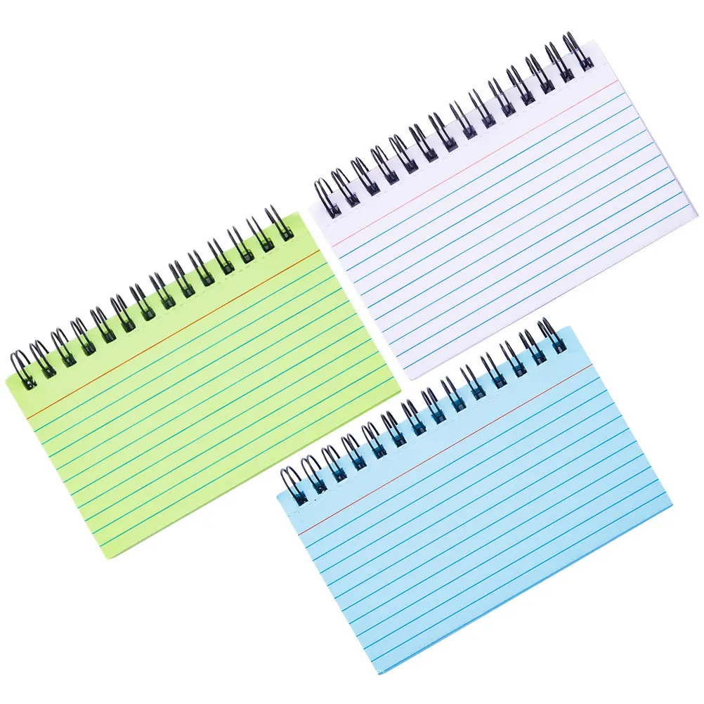 3Pcs Note Pads Multifunction Portable Office Notepads Thickened Coil Notepad Students Writing Pads Note Pad Student Accessory