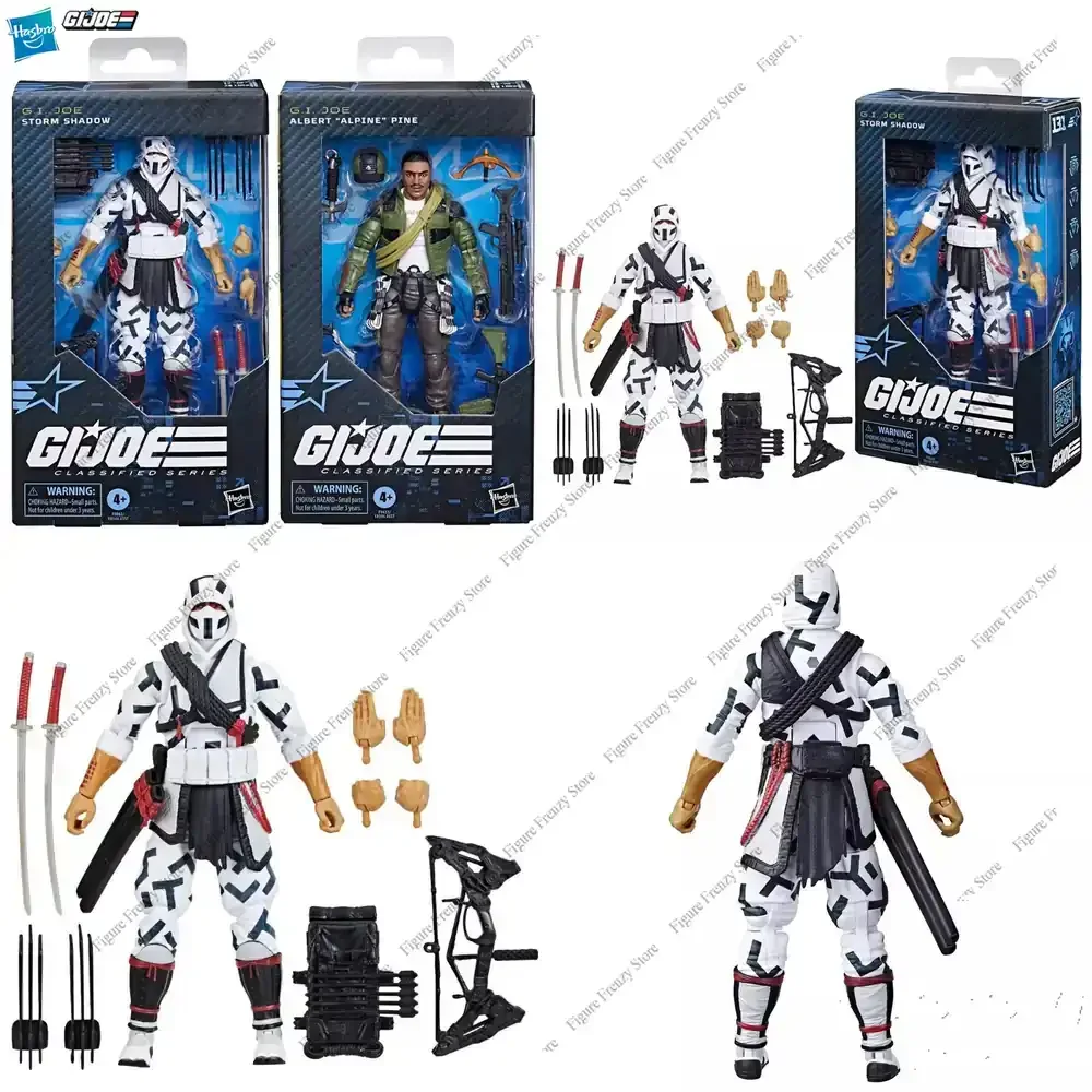 

Special Offer In Stock for Hasbro G I Joe Classified Series #131 Storm Shadow and #133 ALPINE Albert Pine 15cm Action Figure
