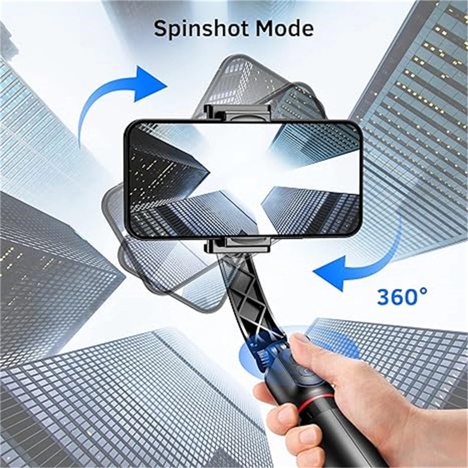 Selfieshow L19 StableAluminum Rod Gimbal Bluetooth Umbrella Structure BracketSelfie Stick Stabilizer Tripod Tripe for Cell Phone