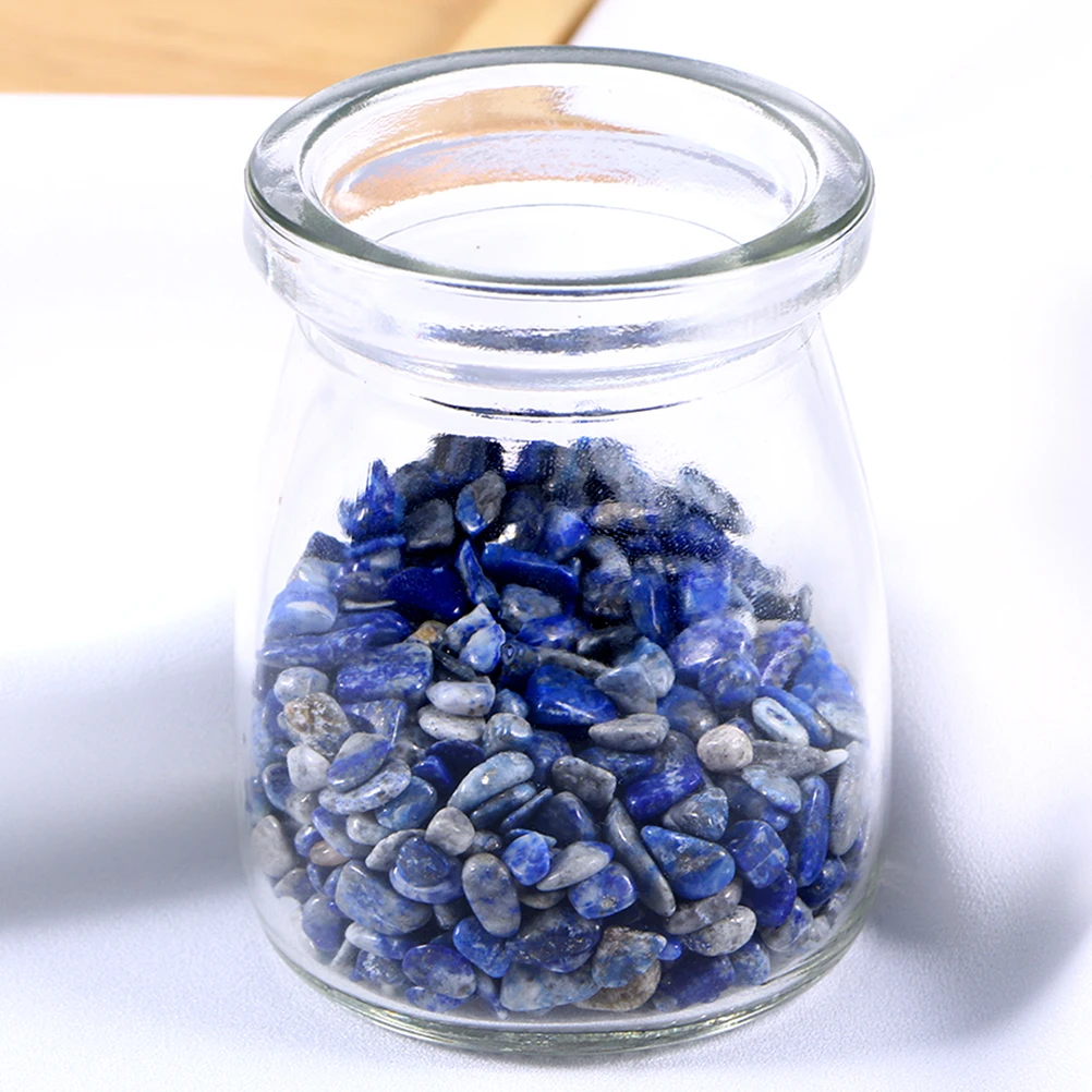 

200g Lapis Polished Aquarium Gravel Decorative Stones Fish Tank Landscape Ornament for Flower Pot Walkway