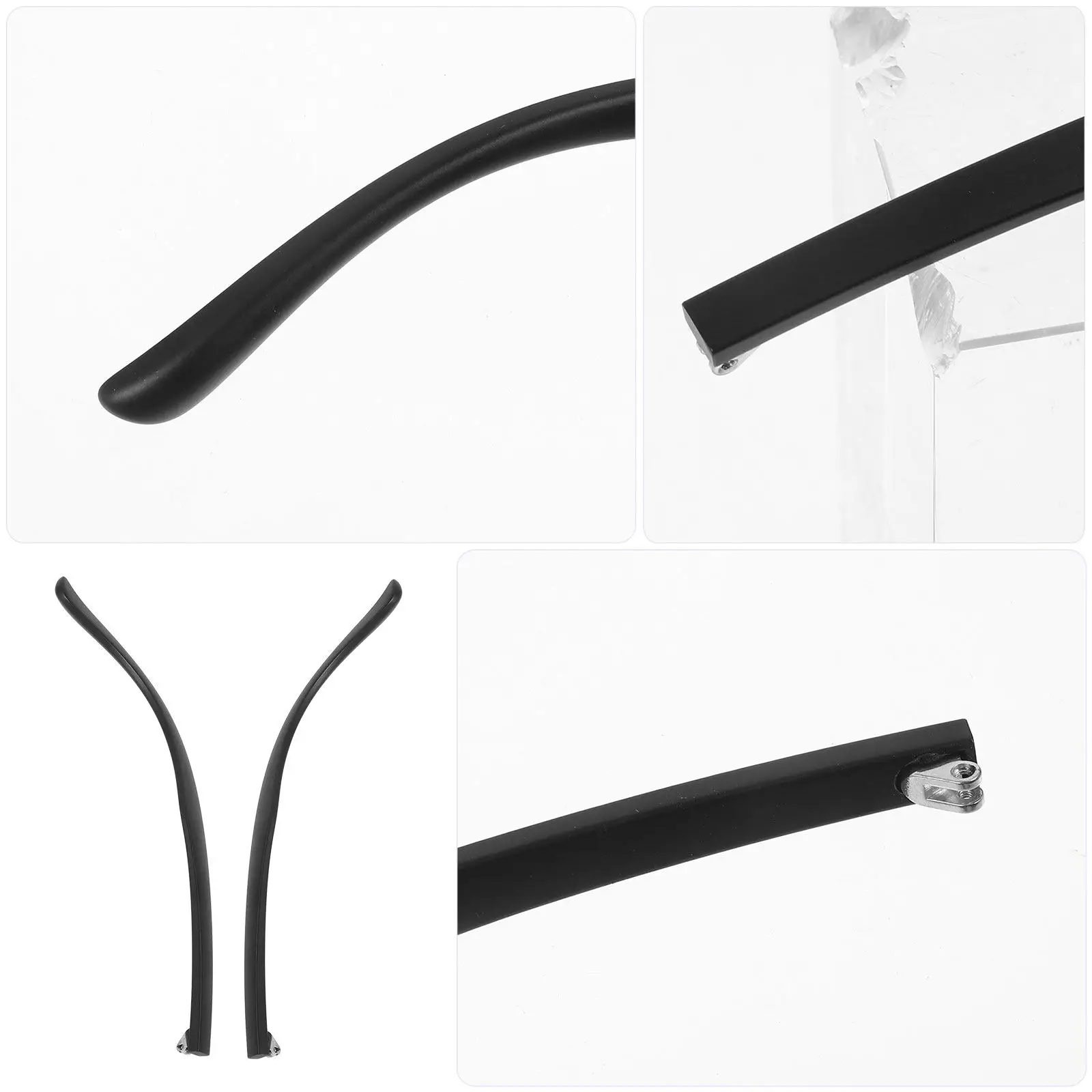 1Pair Glasses Arm Leg Replacement Temple Universal Fit Eyeglasses Repair Accessories Stylish Long-Lasting Skin-Safe Unisex