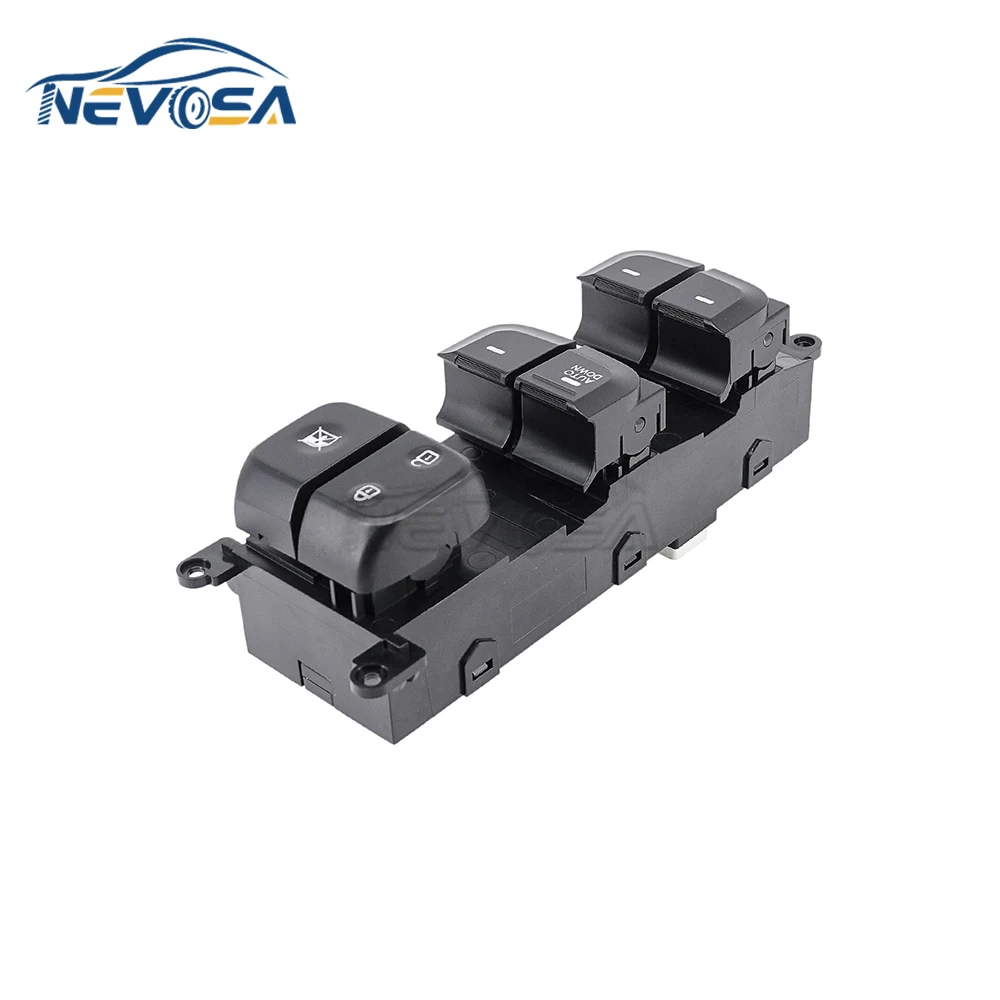 NEVOSA Auto Control Master Window Switch 93570-B4010 93570B4010 For Hyundai i10 2014-2016 Electric Car Parts 18Pins