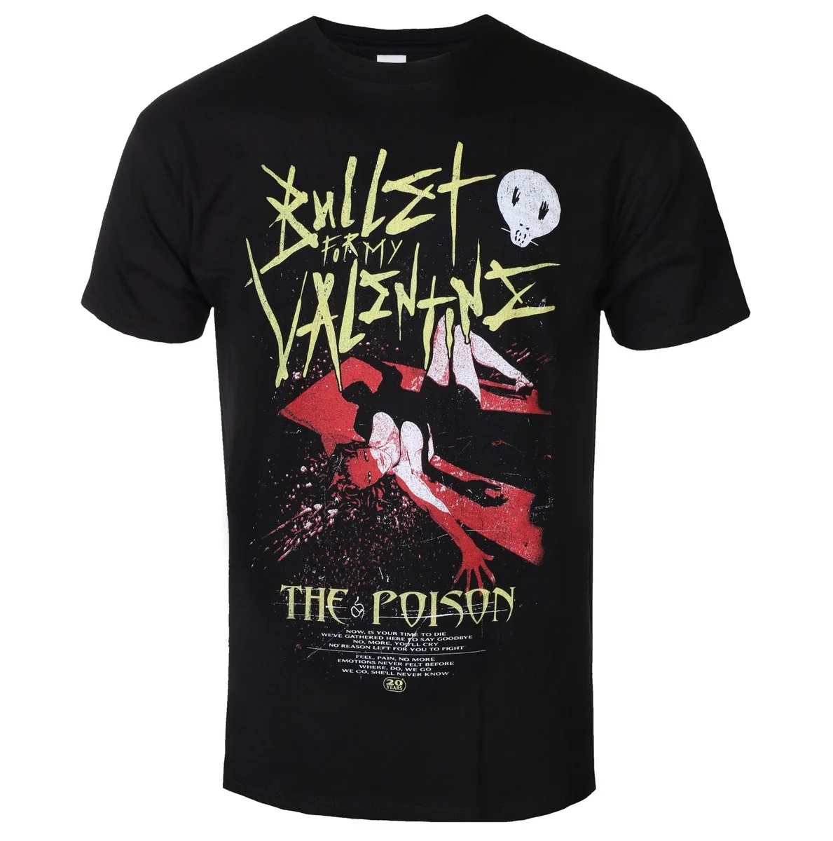Bullet for My Valentine Classic The Poison Retro Album Artwork Print Iconic British Metalcore Band Merchandise Unisex Top