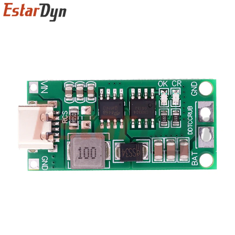 Multi-Cell 2S 3S 4S Type-C To 8.4V 12.6V 16.8V Step-Up Boost LiPo Polymer Li-Ion Charger 7.4V 11.1V 14.8V 18650 Lithium Battery