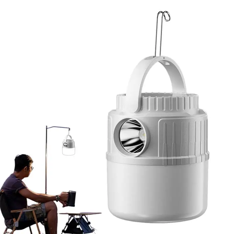 

Solar Lights For Camping 3000mAh Waterproof Outdoor Portable Lantern Torch Waterproof Portable Survival Flashlight For Courtyard