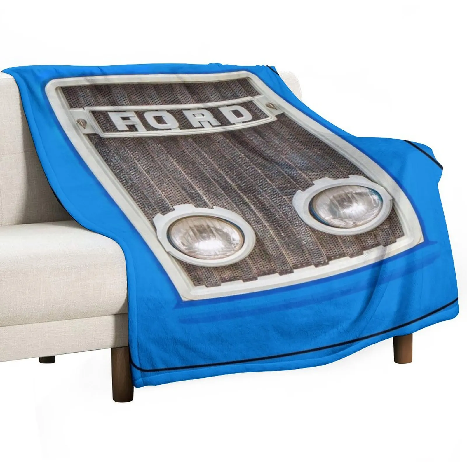 

Vintage tractor Ford 3000 Throw Blanket Summer Beddings Soft Blankets