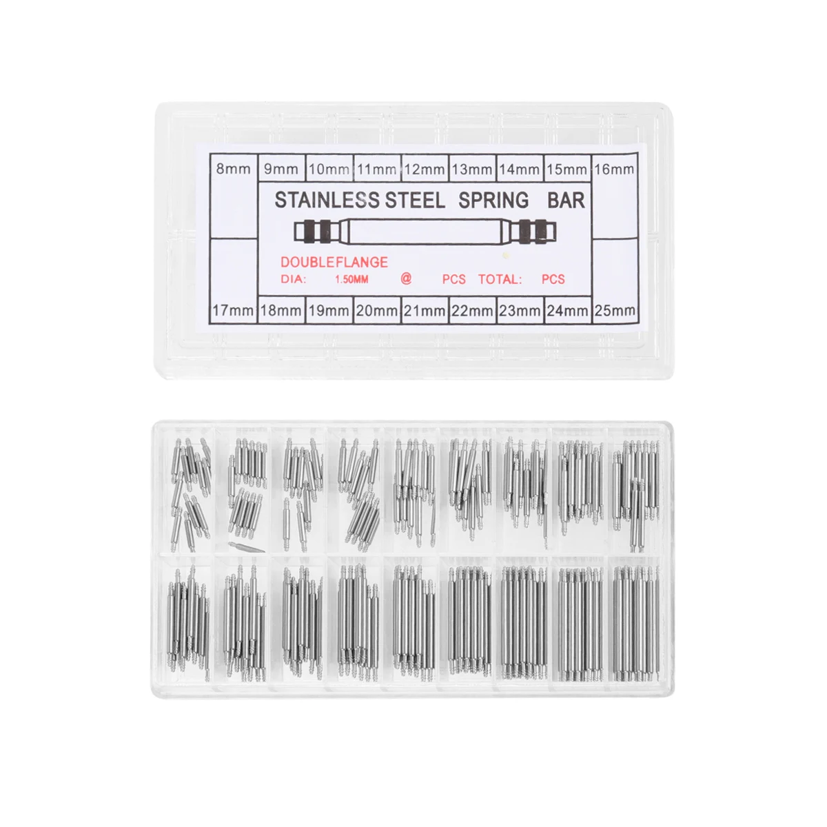 

180 Pcs Watch Strap Adjustment Bracelet Repair Watchband Replacement Fixing Kit Pin Removal