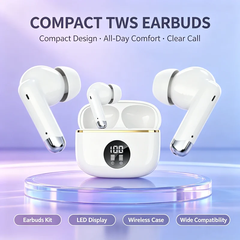 Contact Pickup Mic - Fones de Ouvido Bluetooth X90 TWS