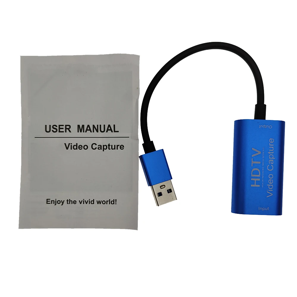 USB 3.0 HDMI-Compatible Video Capture Card 4K 1080P USB High-Definition Video Grabber For PC Game Camera Recording Live