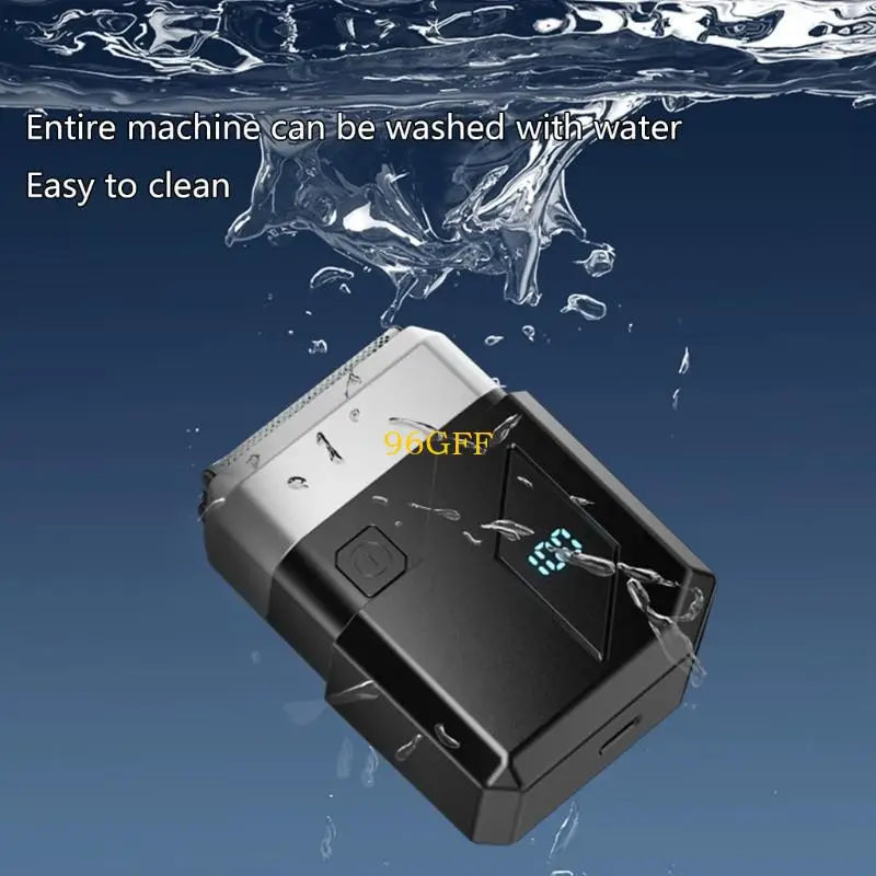 96GF Rechargeable Hair Removal Tool Portable Beard Trimmer for Men Travel Use