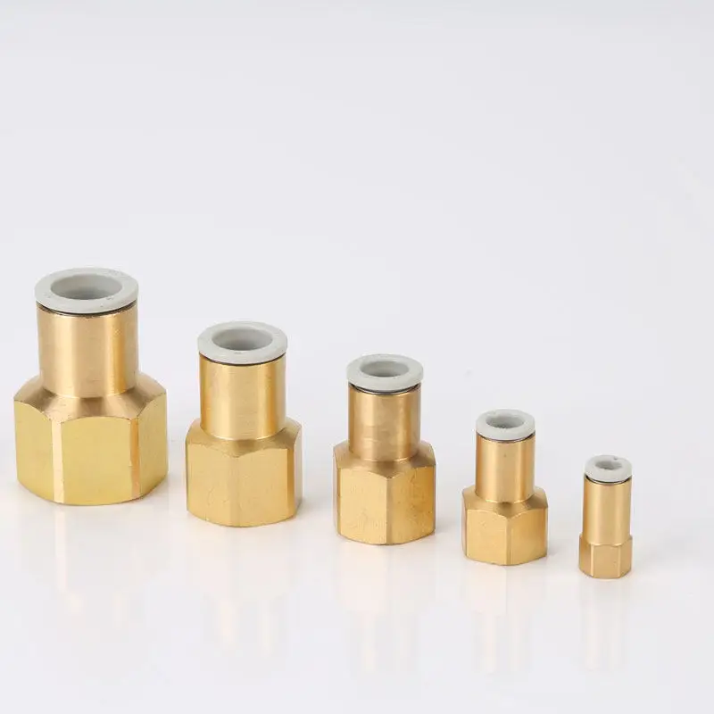 1PCS Pneumatic connector KQ2F 4mm-12mm fitting thread 1/8