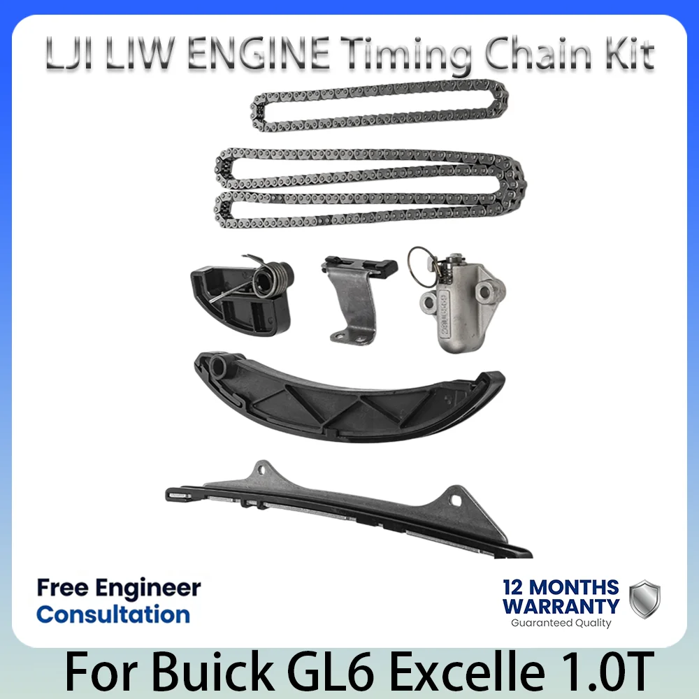 Engine New Timing Chain Kit OE 24106571 For Buick 1.0T 1.0 L T LJI LIW Excelle Encore GL6 Regal TourX 18-24 24106576 24106573