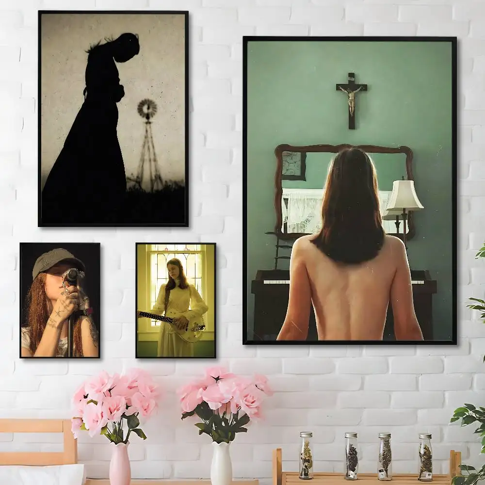 

E-Ethel Singer C-Cain Poster Fancy Wall Sticker for Living room bar retro decorative painting room