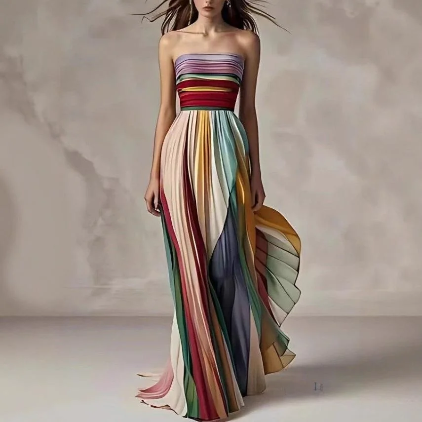 

Сексуальное артистичное женское длинное платье с высокой талией, топ-жилет и юбка H-Sle, без бренда, без этичных проблем, CiWalk