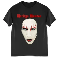 Close-Up Adult T-Shirt Marilyn Manson Summer Short Sleeve Women T Shirts Tops S~3Xl  Tees Free Shipping T-shirts