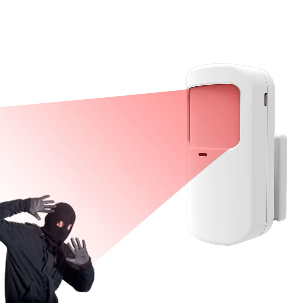 433Mhz Smart PIR Motion Sensor Detector  Alarm Detector for Smart Home Security Alarm System Infared Wireless PIR Sensor