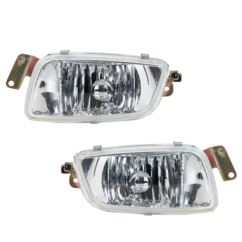 For Mitsubishi Pajero v73 V75 V76 V77 V78 2000-2003 Front Bumper Fog Light Black Headlight DRL Driving Light With Cable Switch view 5