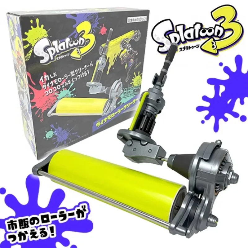 Spot Splatoon3 Brush Roller Sticker Electric Motor Animation Model Birthday Gift Anime Model Action Figure