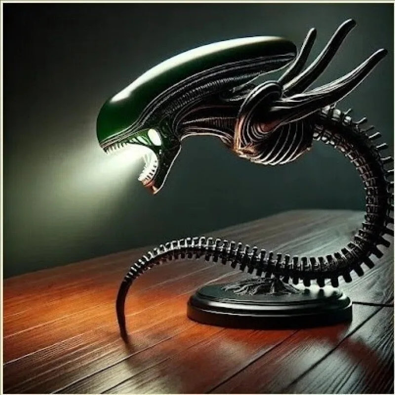 DoLife Store Alien Lights Bedroom Home Decoration Lights Resin Halloween Decorations Ornaments