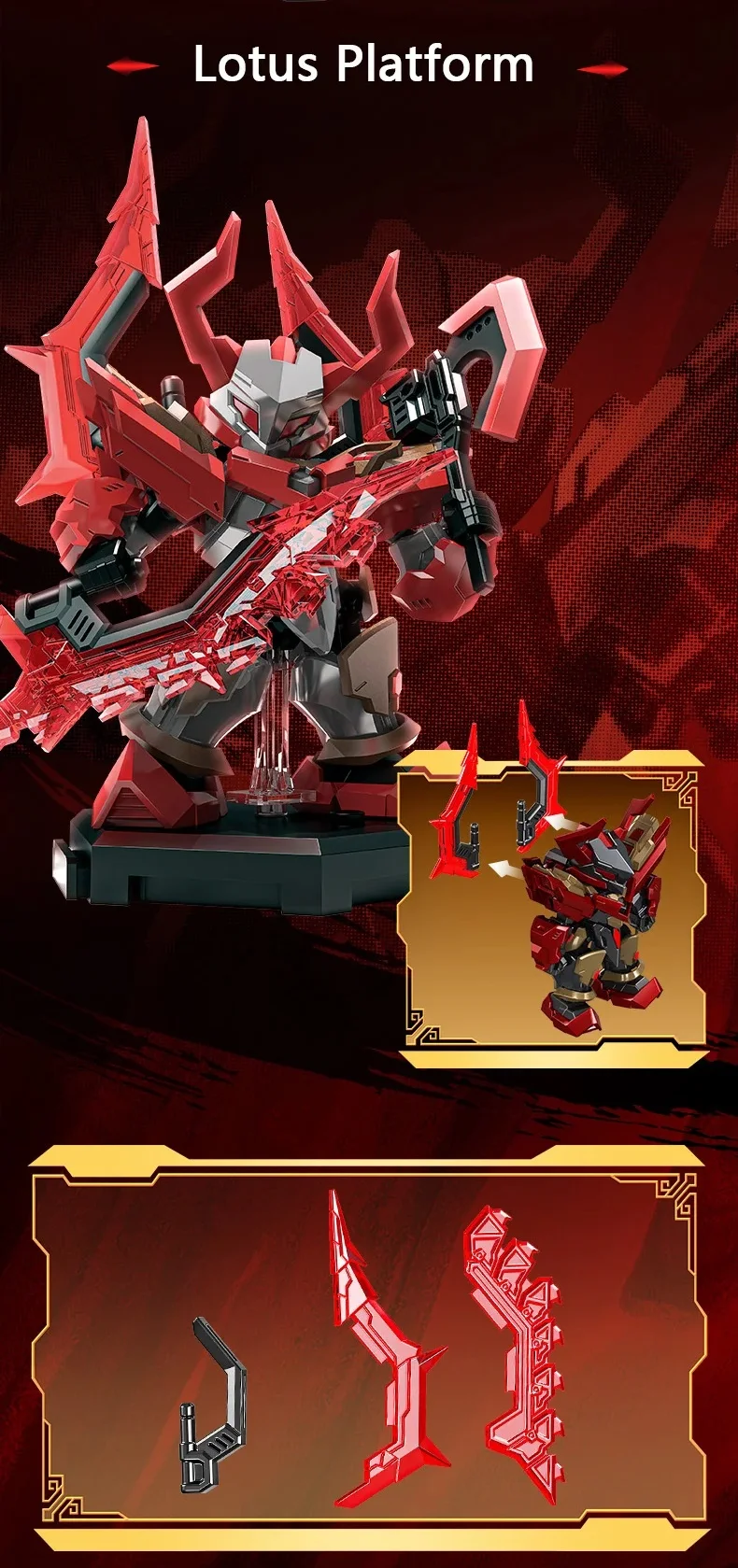SEMBO BLOCK Sun Wukong Beweglicher Mecha-Bausatz, MOC-Actionfigur-Modell, Bausteine, Blindbox-Spielzeug, Weihnachtsgeschenke – Detail 7