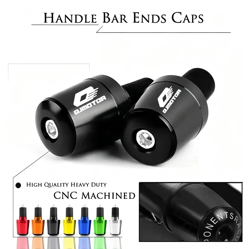For QJMOTO QJ MOTO QJMOTOR SRT 800SX 800SRT SRT 800X Accessories Motorcycle Handlebar Grips Ends Handle Bar Cap End Plug