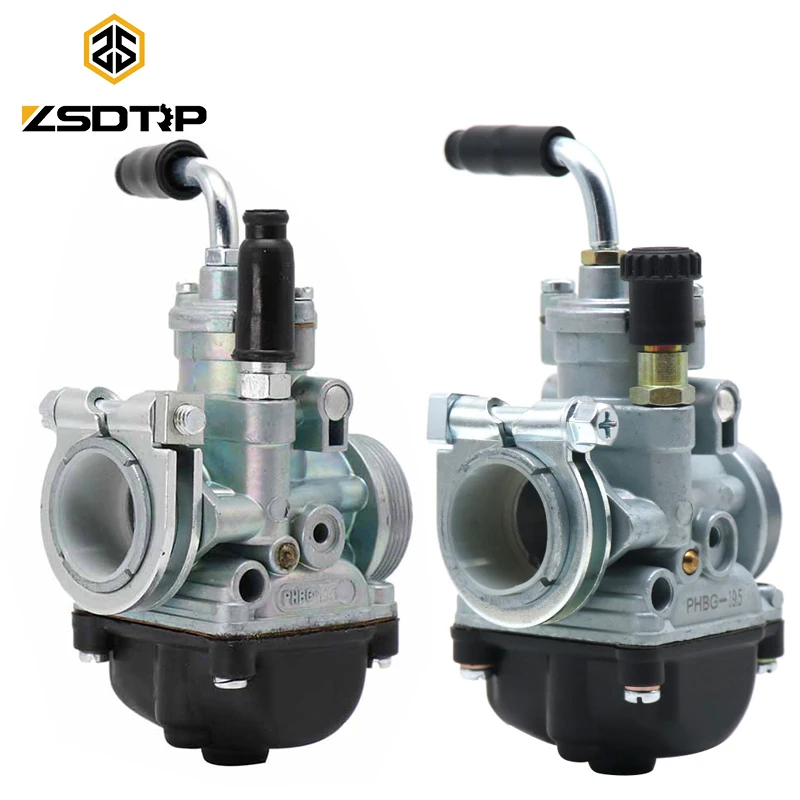 ZSDTRP Motorcycle PHBG Carburetor For 50-100cc Engine 4 stroke 17.5mm 19.5mm 21mm Racing motor PHBG17.5 PHBG19.5 Dellorto Model