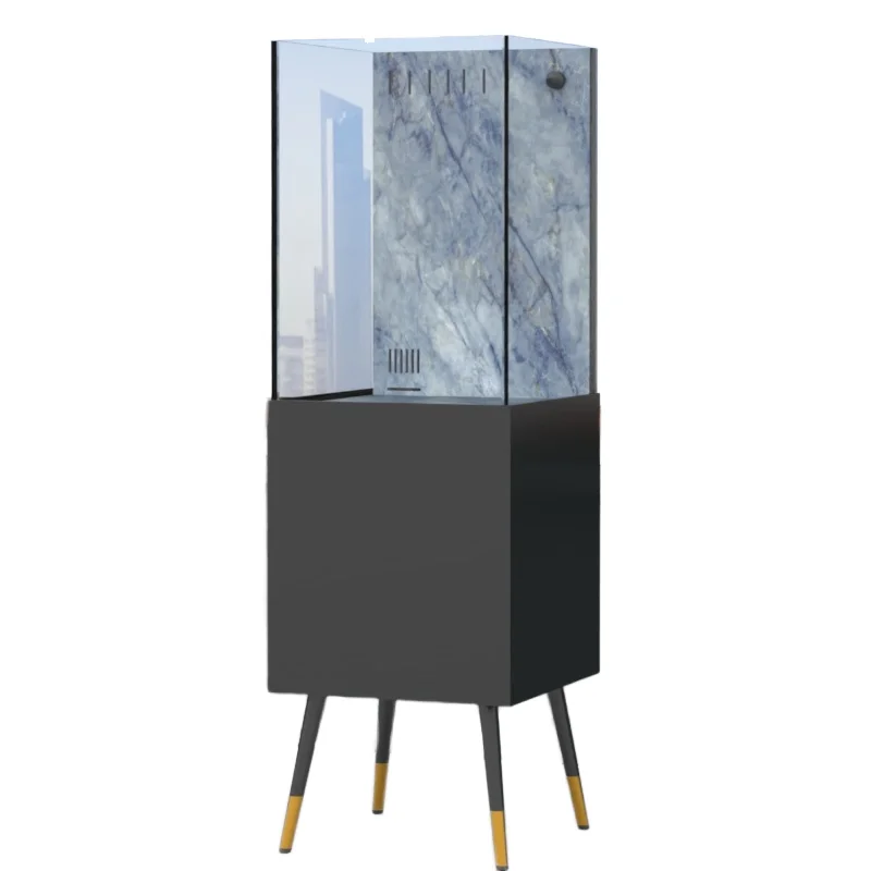 

Xiaoji Glass Square Freshwater Fish Tank Filter with Oxygen Production All-in-One System Ultra White Design for Home Aquarium