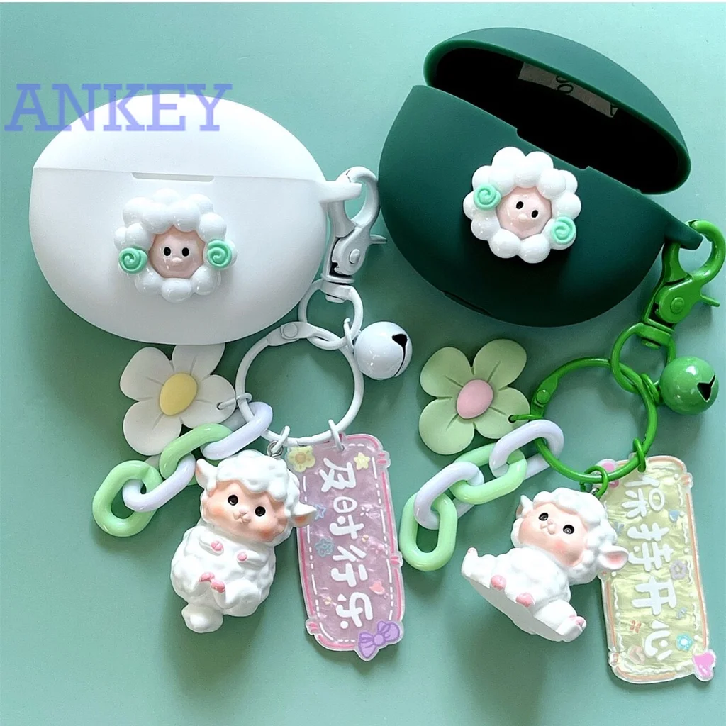 for Redmi Buds 4 Active Case sheep Buds4Active Buds4 4Active Protective Cute Cartoon Covers Bluetooth Earphone Shell Headphone