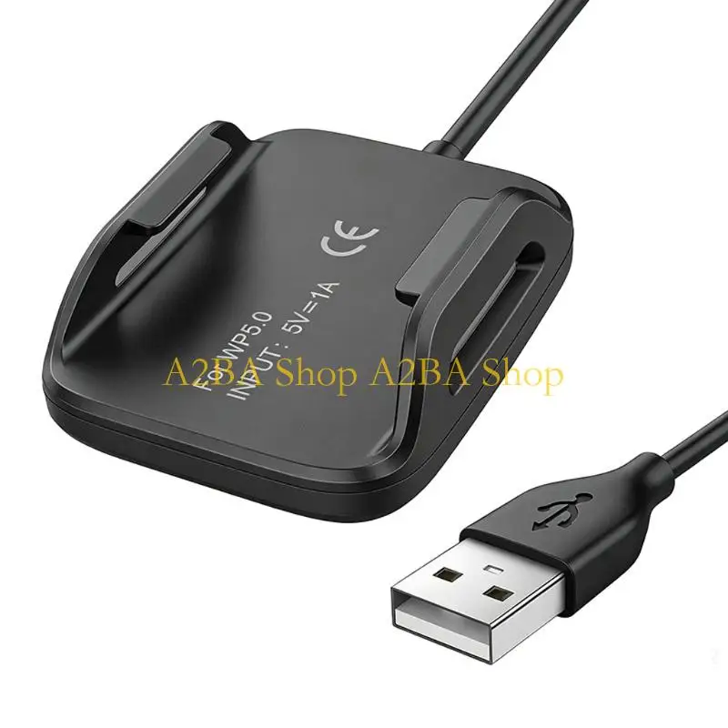 A2BA Fitness Band Power Cord with Contact Alignment Clip Head, 5V Replacement Cable for Home Travel Daily Use and Storage