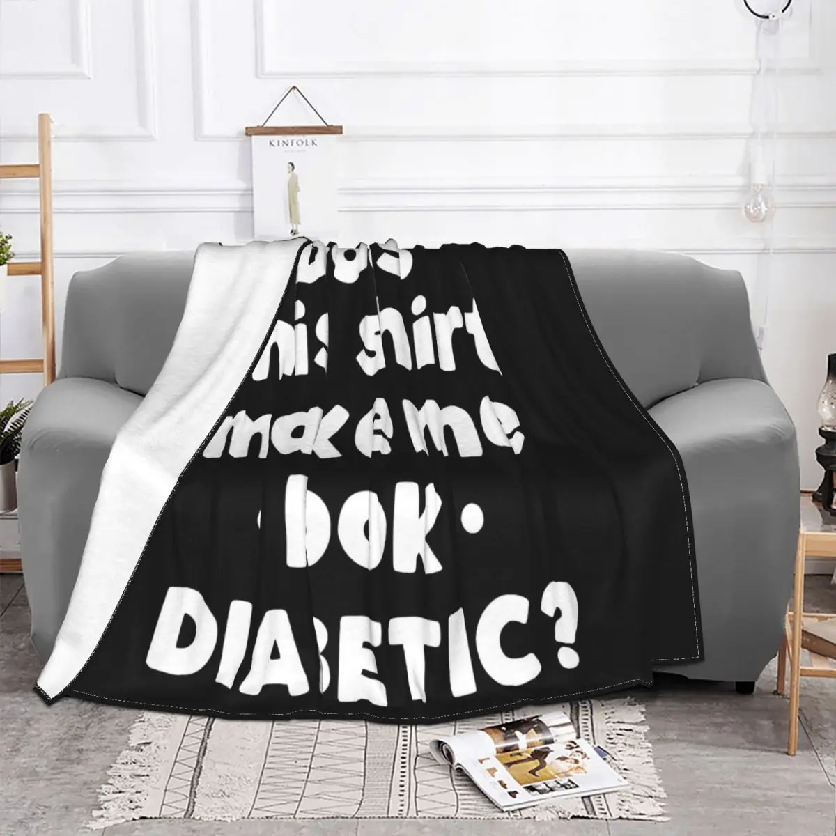 Does This Make Me Look Diabetic Funny Diabetic Type 1 Pure Retro Funny Rap Interested Pictures More Size Sale Throw Blanket