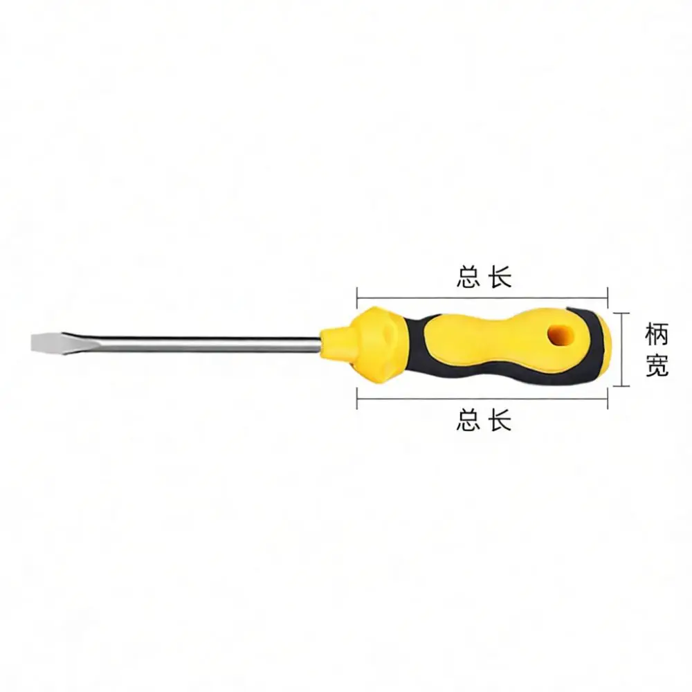 Professional Manual Screwdriver Massage Non Slip Handle Magnetic Bit Cr V Steel Hand Tool For Furniture Repair Home Improvement
