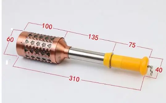 Pure copper extra-large moxibustion stick moxibustion stick warm moxibustion stick body meridian domestic moxibustion box applia