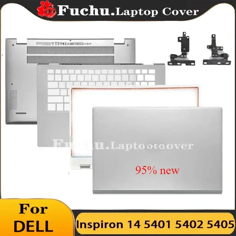 For Dell Inspiron 14 5401 5402 5405 Laptop LCD Back Cover/Front Bezel/Palmrest Upper Top lower Bottom Case Hinges