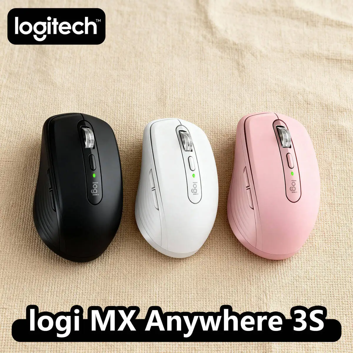 

Logitech MX Anywhere 3S Mouse, Wireless, 8000 DPI Darkfield, MagSpeed Wheel, USB-C (Multi style Logitech mouse)