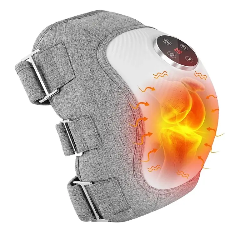 

【DURABLE】Электрический массажер для коленей, для снятия напряжения в коленях, 3 уровня интенсивности разминания и вибрации, перезаряжаемая батарея 5000 мАч