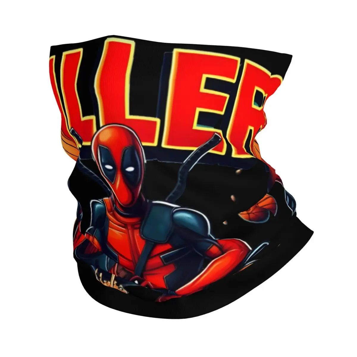 Popular Movies Bandana Neck Cover Printed Motorcycle Club Deadpool & Wolverine Face Mask Cycling Scarf Hiking Unisex Adult