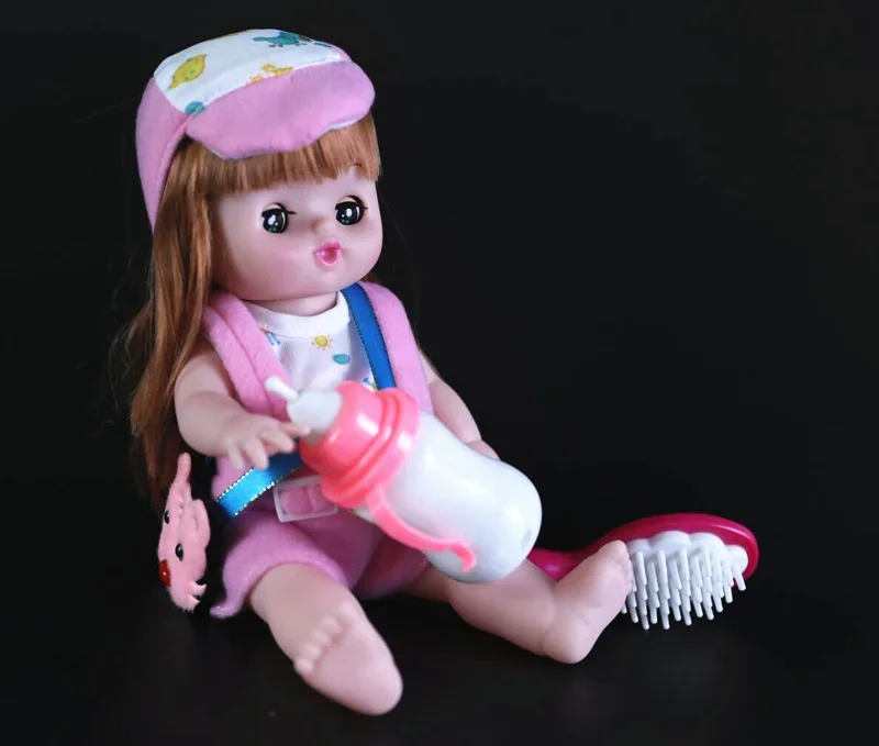 [New]Very cute 28cm electronic music blink girl doll Sing song Reborn Baby Dolls newborn doll model Figures girl gift