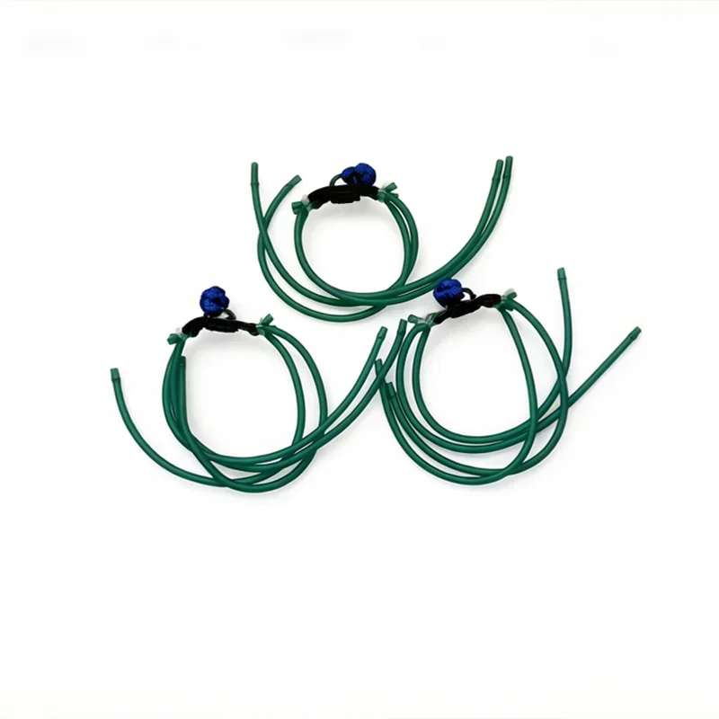Image of Z.A Special 4-strängiges 1636 Rundgummiband mit integrierten 3mm Befestigungskugeln aus Naturlatex, kältebeständig, passend für die meisten Schleudern, 3 Stück