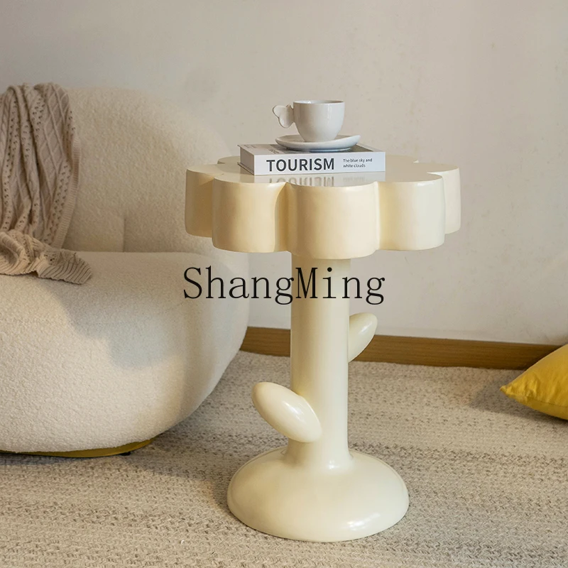 CL wind flower sofa small coffee table modern simple small apartment table living room decoration